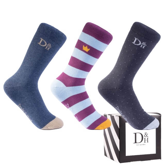 ''I Mean Business'' Sock Gift Pack Selection - 3 Pack of Socks