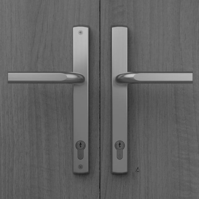 IM12610 Image 117PZ Universal Multipoint Door Handle, 278mm Long Plate, Sprung