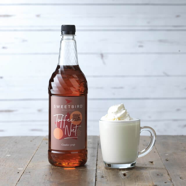 Sweetbird Toffee Nut Syrup - 1 Litre Bottle