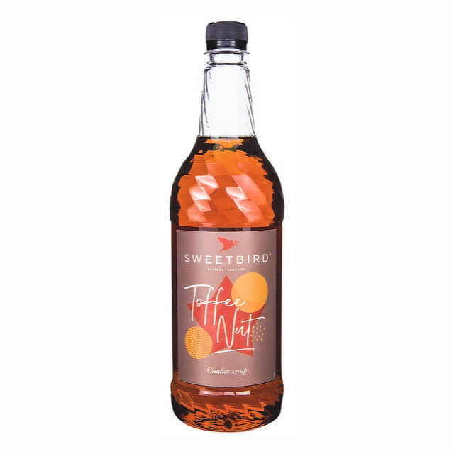 Sweetbird Toffee Nut Syrup - 1 Litre Bottle