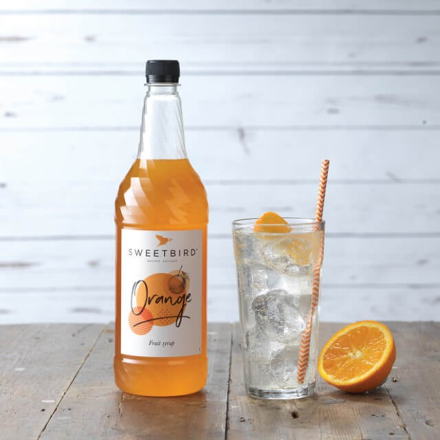 Sweetbird Orange Syrup - 1 Litre Bottle