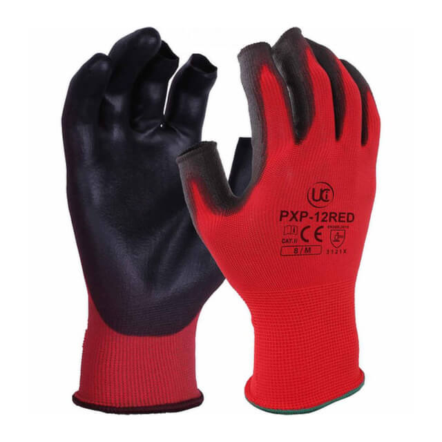 UCi PXP-12 Part Fingerless Gloves - PU Coated Palm