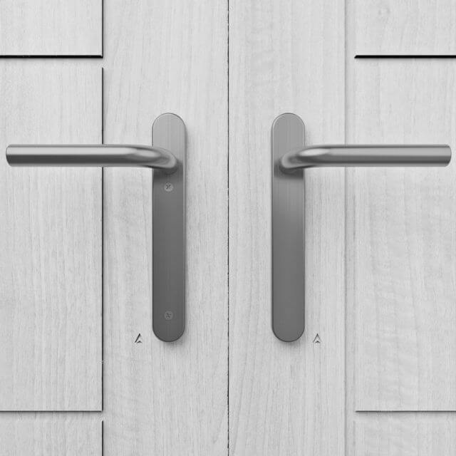 Marine Grade Latch MPL Door Handles - 220mm Backplate