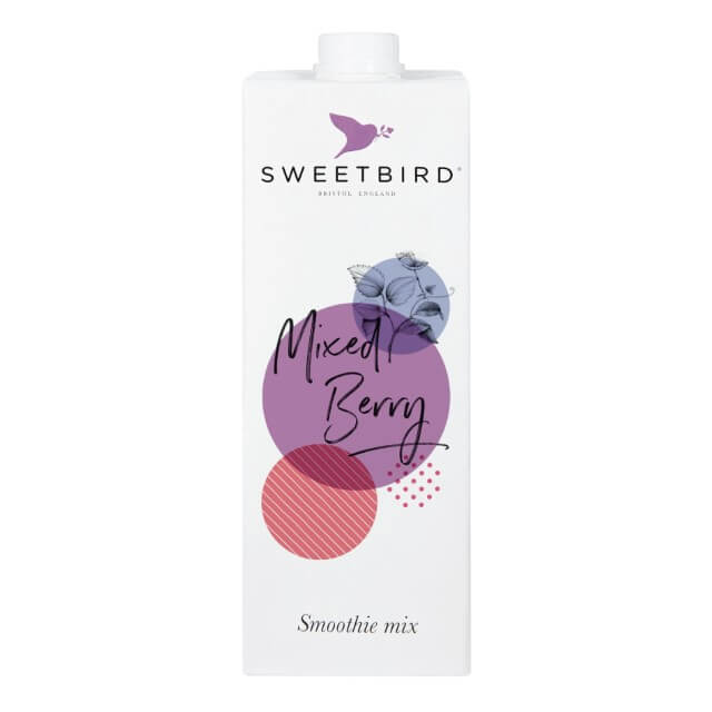 Sweetbird Mixed Berry Smoothie, Easy To Use - 1 Litre Pack