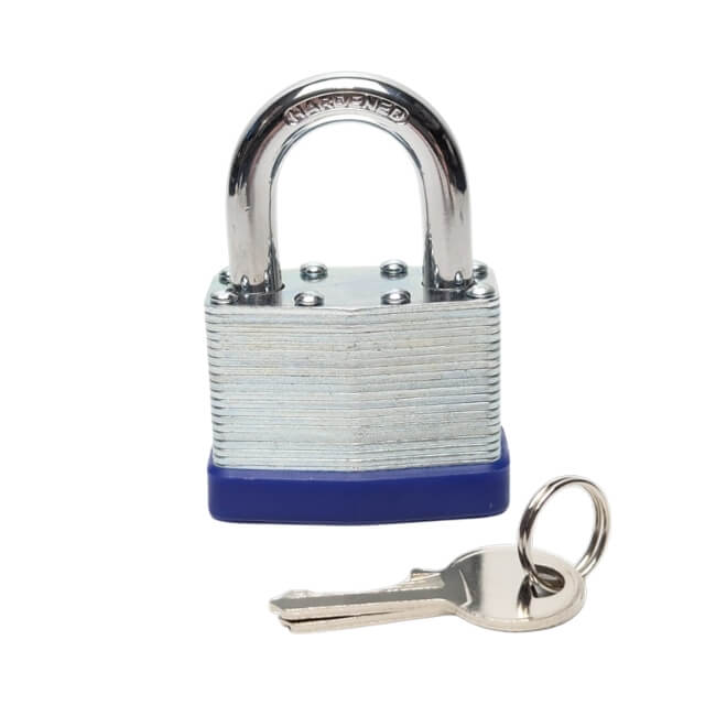 50mm Laminated Padlock - Hardened Shackle